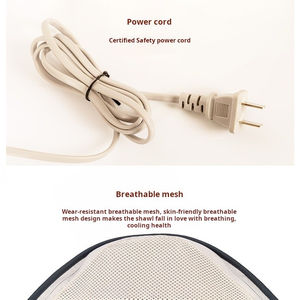 Precio barato de fábrica, masajeador de cuello con calor para espalda, hombros, pies, piernas, alivio del dolor muscular, masajeador de cuello portátil, chal - Product Image 3