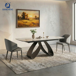 Mesa de Comedor Extensible Plegable de Cerámica para 12 Personas, Muebles Personalizados que Ahorran Espacio, Juego de Mesa y Sillas Plegables - Product Image 3