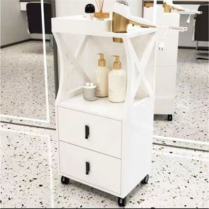 Salon de beauté et atelier de manucure Armoire à outils spéciaux avec support multicouche et chariot à roues Organisation et rangement pratiques des outils de salon - Product Image 5
