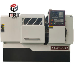 Torno CNC de Servicio Ligero CK550 del Fabricante de Máquinas Herramienta de Henan, Estructura de Bancada Plana Integral, Voltaje 220V, Fanuc Siemens - Product Image 1