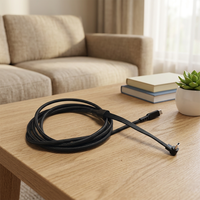 Cable USB C de 60W PD con Ángulo Recto, Carga Rápida de 3A, Trenzado de Nailon, Sin Enredos, Sincronización de Datos de 480Mbps, Delgado de 7mm para Huawei iPhone