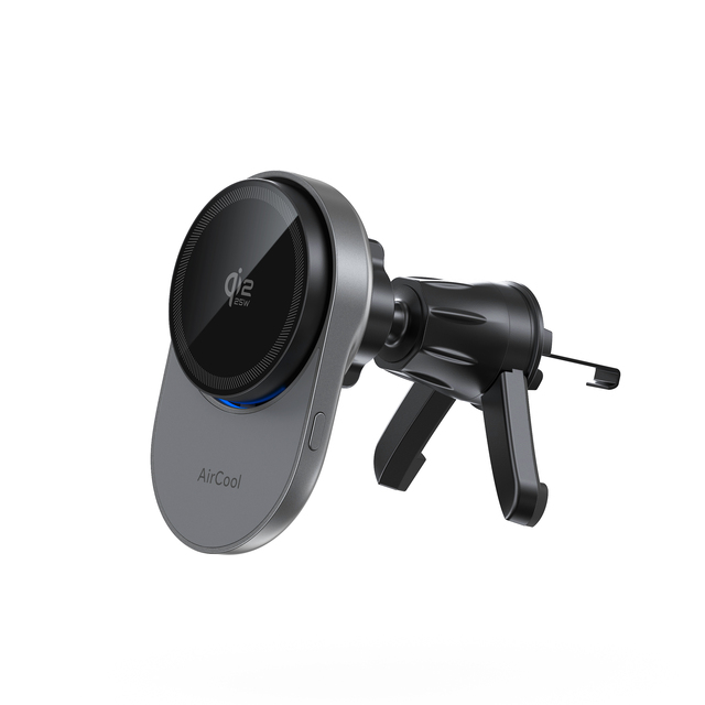 New Qi2.2 25W Magnetic Car Mount Charger, Fast Charging Wireless Car Charger With Cooling Fan,Magnetic Wireless Car Phone Holder