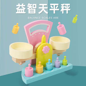 Tiktok vente chaude enfants en bois <span class=keywords><strong>Science</strong></span> expérience rose Balance jeu Montessori éducatif aides pédagogiques jouets pour enfants - Product Image 5