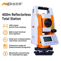 Estación Total sin Prisma NMP M4 con Rango de Medición de 400M y Función de Transferencia de Datos USB para Trabajos de Topografía