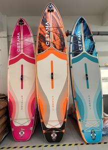 กระดานซับแบบเป่าลมคุณภาพสูง PF OEM แบบกำหนดเอง ขนาด 11'6"*35"*6" สำหรับพายตกปลาในทะเลน้ำลึก รุ่น CT10 Sup-board 12'6 - Product Image 2