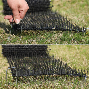 Tapis anti-parasites en plastique PP solide avec pointes, bandes à picots, répulsif pour oiseaux, chiens et martres, protection extérieure écologique pour animaux de compagnie - Product Image 5