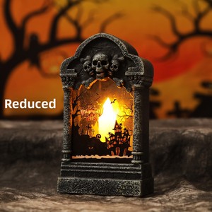 Barre lumineuse LED de bureau pour Halloween, lampe à vent <span class=keywords><strong>et</strong></span> pierre tombale créative, produit de veilleuse d'ambiance de maison hantée transfrontalière - Product Image 2