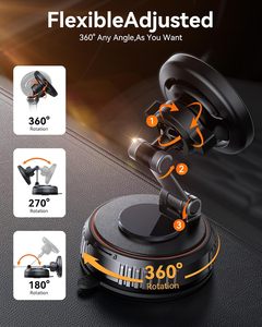 Magnetic Success Car Phone Holder 360 ° <b>Rotatable</b> Foldable Wireless Charge Holder for Phone - Product Image 2