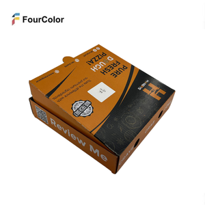 Cajas de <span class=keywords><strong>Pizza</strong></span> Personalizadas al por Mayor, Cajas de Papel Kraft de Buena Calidad, Cajas para Llevar Comida, Aptas para Alimentos - Product Image 4