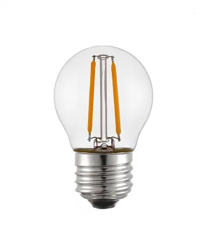مصباح G45 LED من خيوط اديسون، لمبة زينة صناعية بقوة 4 وات، 5 وات، 6 وات، عتيق، مصباح ضوئي بشعيرة ليد