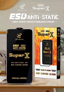 <span class=keywords><strong>Film</strong></span> protecteur d'écran en verre trempé pour Iphone13 14 15 Pro Max Super X verre antistatique grand bord incurvé couverture complète - Product Image 4