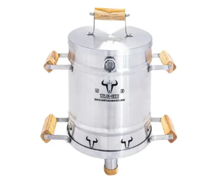 <span class=keywords><strong>Ahumador</strong></span> de Barril Asadores Verticales Parrillas de Carbón de Acero Inoxidable para Exteriores - Product Image 3