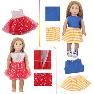 MSYO Juego de Accesorios para Muñecas de 18 Pulgadas, 17 Estilos, 9 Aleatorios, Ropa de Moda, Zapatos y Calcetines para Muñecas American Girl, Regalo para Niñas - Product Image 2
