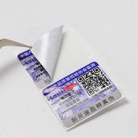 Etiquetas de código de barras de impresión personalizada, pegatinas de código qr, sello caliente, calcomanía de código qr, pedido, etiqueta a prueba de agua, oem