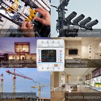 RMshebei 3P 4W Disjoncteur intelligent WiFi pour maison connectée, multifonction, avec compteur prépayé et mesure bidirectionnelle photovoltaïque