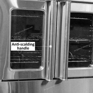 Thương Mại Đôi Glass Door Gas Kỹ Thuật Số Bakery Đối Lưu Nướng Bánh Lò/Bánh <span class=keywords><strong>Baking</strong></span> Machine - Product Image 4