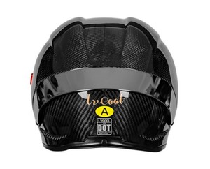 Mũ bảo hiểm xe máy full face chất lượng cao làm từ sợi carbon thật, có kính chắn nắng, dành cho thi đấu địa hình, an toàn. - Product Image 6