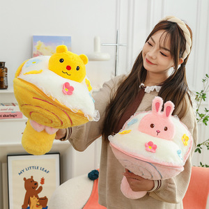 دمية أرنب محشوة على شكل مصاصة كرتونية لطيفة من EZBABY، لعبة قطنية عالية الجودة مقاس 31-50 سم للفتيات من 7-14 سنة - Product Image 4