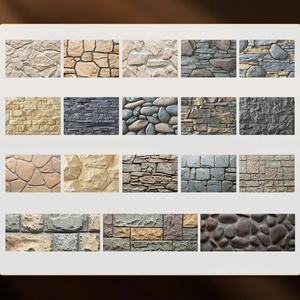 Panneau mural décoratif imitation pierre, revêtement mural extérieur en PU, autocollants muraux légers, papier peint 3D - Product Image 6