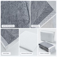 Tapis d'entraînement pour chiens en charbon de bambou, super absorbants, anti-odeurs, étanches, jetables, pour chiots - Fournisseur OEM