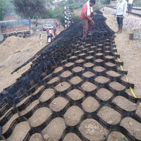 Produit en géocellules HDPE pour le contrôle de l'érosion, exposition aux UV, renforcement de la base de la route, pavage de gazon, renforcement de la surface des décharges