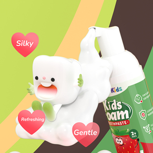 Oralgos di động đóng chai Xylitol răng Làm sạch trẻ em Mousse với <span class=keywords><strong>fluoride</strong></span> cho khoang bảo vệ trẻ em bọt kem đánh răng tùy chỉnh - Product Image 4