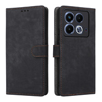 Étui de téléphone en cuir avec porte-cartes pour les étuis de téléphone portable Infinix Note Series