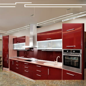 Gabinetes de cocina europeos 2025 Diseño moderno Ultra-Venta Sólido MDF Acabado en laca Gabinete de cocina - Product Image 1