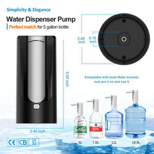 Wholesale Portable Smart Gallon <b>Water</b> <b>Dispenser</b> with USB Charging and <b>Automatic</b> Pump for Home Office Outdoor Use - Product Image 6