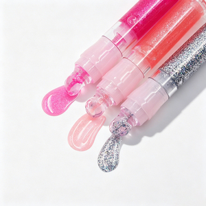 Huile à lèvres transparente végane à marque privée, hydratante et repulpante, <span class=keywords><strong>gloss</strong></span> <span class=keywords><strong>transparent</strong></span> brillant à la <span class=keywords><strong>rose</strong></span>, <span class=keywords><strong>gloss</strong></span> à lèvres personnalisé - Product Image 4