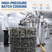 Autocuiseur industriel haute pression en promotion – Gaz/Électrique/Vapeur/Huile thermique – Fabricant chinois – Idéal pour la cuisson des haricots