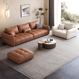 Grosir disesuaikan warna populer <span class=keywords><strong>Sofa</strong></span> mewah Set furnitur Modern Kulit <span class=keywords><strong>Sofa</strong></span> ruang keluarga untuk rumah - Product Image 2