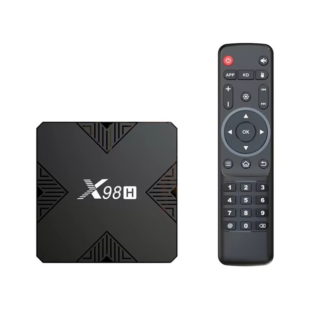 X98H Allwinner H618 2GB/16GB 4GB/32GB Dual Wifi 100M LAN Android 12 6K TV Box Support IPTV Player