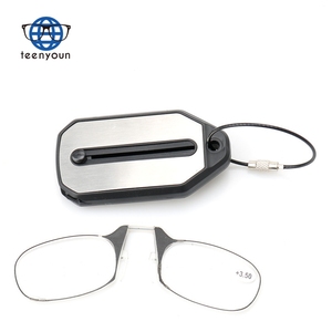Teenyoun Wholesale Nose Clip <strong>Reading</strong> <strong>Glasses</strong> Lightweight TR90 Convenient Personalized Retro Personality <strong>Mini</strong> Eyewear Custom Logo - Product Image 4