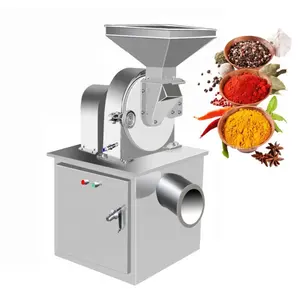 Mesin penggiling garam pabrik, otomatis komersial makanan kelapa biji kopi bumbu gula pulverizer