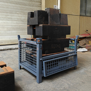 Di alta qualità 500kgs 600kgs pieghevole in rete metallica zincata contenitore gabbia di stoccaggio in metallo carrello di rotolamento di carico attrezzature di stoccaggio - Product Image 4