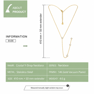 Collier pendentif minimaliste en acier inoxydable avec pierres rondes en zircone cubique, chaîne serpent plaquée or, argent, unisexe, pour tous les jours - Product Image 4