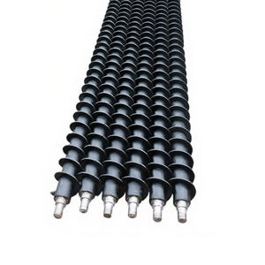 Vis de mélange résistante à la corrosion arbre de tarière en acier inoxydable pour convoyeur à vis pour le traitement chimique et des déchets alimentaires - Product Image 6