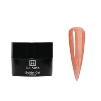 ICE NOVA Shimmer Builder Extension Gel à paillettes de style russe 6 en 1 Fonction Professional Custom Builder UV/LED Gel Factory