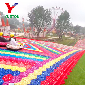 Équipement d'amusement extérieur sécurisé ODM&OEM : Toboggan de patinage à roulettes arc-en-ciel sans moteur - Product Image 4