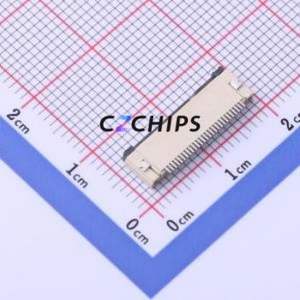 FC05-S27FCT-00 FFC/FPC Connector SMD,P=0.5mm,Horizontal Mount Connector Flip Cover Type Bottom Contact 27P 0.5mm - Product Image 2