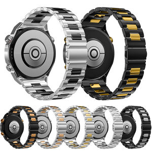 Correa de reloj de metal compatible con <span class=keywords><strong>Huawei</strong></span> GT4 / Watch Ultimate / Watch 4 Pro Ultimate Design, tono negro y dorado - Product Image 5
