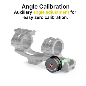 Support de lunette BANGBANG, hauteur du tube 20 mm, calibrateur d'angle et horizontal 1,4 pouces, en aluminium, étanche et durable - Product Image 3