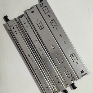 1 Paar 14 Zoll Hochleistungs-3-fach-Kugellager-Schubladenschienen aus Edelstahl mit Geräuscharmem Betrieb für Küche & Fitnessstudio - Product Image 1