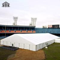 Grande Tente d'Événement 20x30m Quatre Saisons avec Structure en Aluminium et Bâche PVC Imperméable pour Sport, Mariage, Fête, Stockage