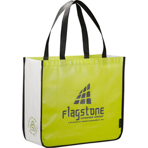 Bolsa no tejida de esquina redonda, bolso de regalo impreso personalizado, reciclable, laminada, PP - Product Image 4