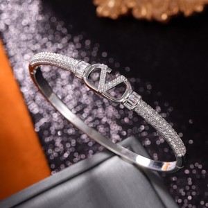 Fashion <b>Charm</b> <b>Bracelets</b> For Women Gold And <b>Silver</b> Zinc Alloy English Alphabet Design Gift Jewelry 7.22-2 - Product Image 4