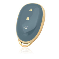 GZ DOMI – Étui de protection élégant en TPU brillant anti-rayures pour clé de voiture, avec bord doré, pour Changan Nevo A05/06/Q05