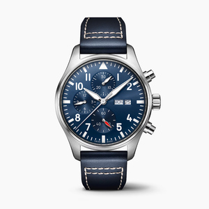 Orologio di Lusso in Lega di Acciaio Inossidabile, Quadrante 40mm, Resistente all'Acqua 30m, Cronografo Luminoso, Cinturino 22mm, Movimento al Quarzo - Product Image 5