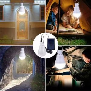 Lampe solaire LED d'urgence pour le camping, ampoule suspendue, 200lm, rechargeable, lampe d'énergie extérieure, étanche, randonnée, escalade - Product Image 5